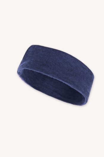 Opaska z wełny merino termoaktywna denim