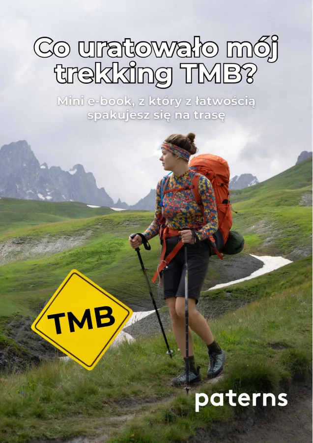 Okładka e-booka „Co uratowało mój trekking TMB?” by paterns