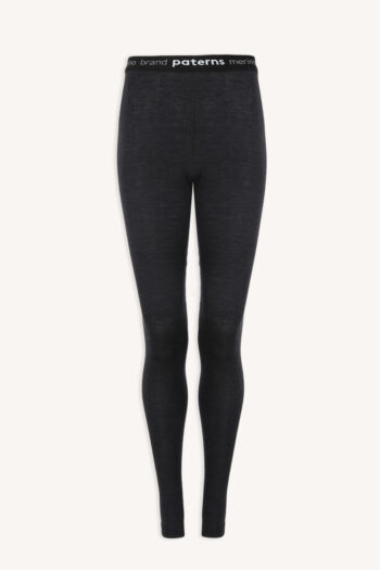 Legginsy termoaktywne z wełny merino 100% damskie szare