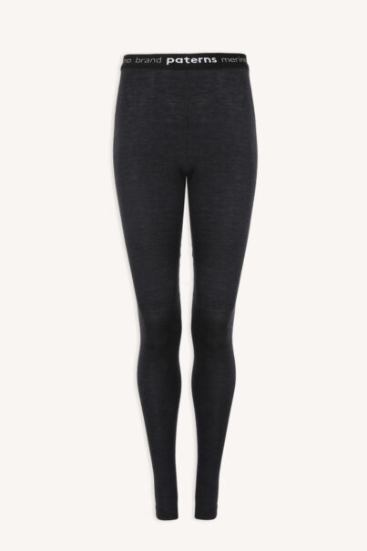 Legginsy termoaktywne z wełny merino 100% damskie szare