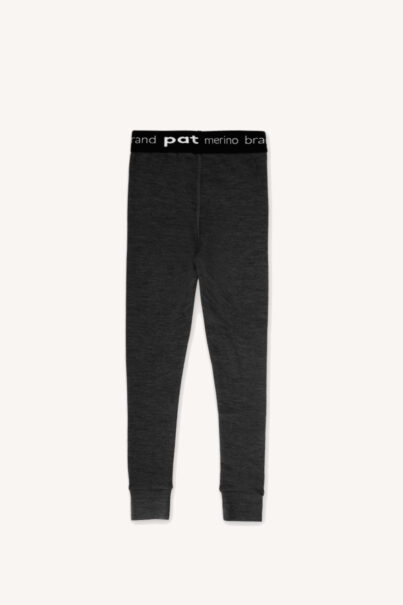 Legginsy termoaktywne z wełny merino 100% dla dzieci szare