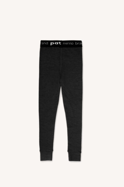 Legginsy termoaktywne z wełny merino 100% dla dzieci szare